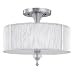 World Imports Lighting 8273-37 Bayonne 3-Light Semi-Flush Mount, Brushed Nickel