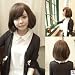 Wig Short Hair Sweet Pear Head Hair Wig Female Oblique Fringe Bobo Head Long, Pear,