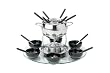 Paderno 23-Piece Stainless-Steel Fondue Set