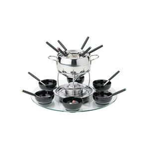 Paderno 23-Piece Stainless-Steel Fondue Set by Paderno