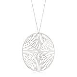 Nervous System Peltate Stainless Steel Pendant