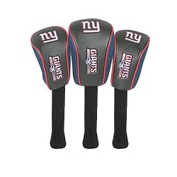 New York Giants NFL Mesh Barrel Headcovers (Set of 3)