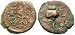 Judean Kingdom, Herod the Great, 37 - 4 B.C.; Bronze Two Prutot