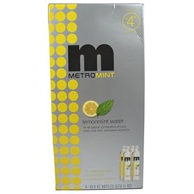 Metromint Lemonmint Lemon Mint Water 4 pack 16.9oz.