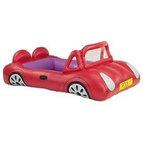Wild and Wet Red Sports Car Paddling Pool with Toot