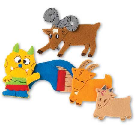 Childrens Toyshop  Toys : FingerTale Puppets - Three Billy Goats