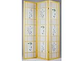 3-wood Screen Panel in Natural Finish Acs002252