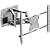 OmniMount UCL-XP Dual Arm Cantilever Mount (fits 42"-63" flat panels)