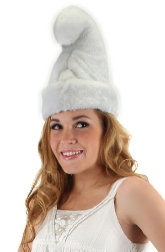 White Little Blue People Costume Hat