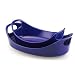 Rachael Ray Stoneware 1-Quart and 1-1/2-Quart Oval Bubble & Brown Baker Set, Blue