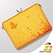 Digittrade LS114-15 Summer Designer MacBook Pro 15 Inch Neoprene Case up to 39.1 cm (15.6 Inches) PC Computer Mac Book Case Butterfly Yellow/Orange