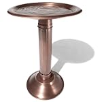 Strathwood Iron Bird Bath with Brushed Copper Finish