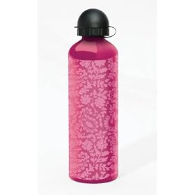 pink aluminum water bottle