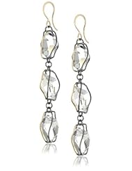 Melissa Joy Manning "New Elements" Caged Herkimer Diamond Earrings