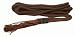 SHOWMAN 23 ft Round Nylon Braided Mecate Rein Leather