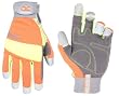 Custom Leathercraft 128X Hivisibility Flex Grip Work Gloves, Extra Large