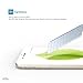 Gpel Screen Protector for iPhone 6 / 6s Premium Quality Japanese Nippon Asahi Real Tempered Glass, HD Clear, Full Cover (White)