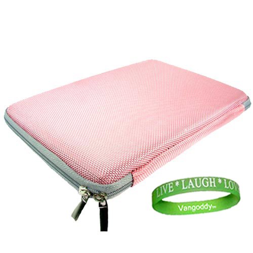 BlackBerry PlayBook Accessories Kit: PINK Snug Fit BlackBerry Playbook Tablet Hard Case + A Vangoddy Live*Laugh*Love Wrist Band!!!