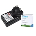 Anker 1900mAh Li-ion Battery for HTC Sensation, Sensation XE, EVO 3D, Mytouch 4G Slide, Shooter, Amaze 4G + Free USB Travel Charger