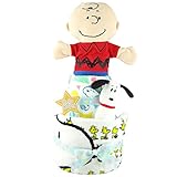 おむつケーキ スヌーピー ウッドストック スヌーピー 2段 出産祝い ベビーギフト タオル ハンドパペット snoopy2