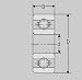 Miniatur Kugellager 6700 2RS / 61700 2RS / 10x15x4