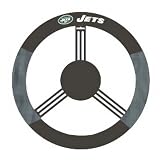 Fremont Die CSY-2324598539 New York Jets NFL Mesh Steering Wheel Cover