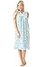Casual Nights Women's Sleeveless Floral Lace and Ribbon Nightgown