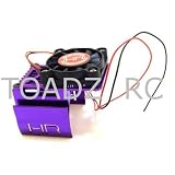 Hot Racing Purple 2 Way Top Fan Cool Motor Heat Sink MH550T07, Slash 4x4