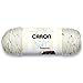 Caron Simply Soft Tweeds Yarn (4) Medium Gauge 100% Acrylic - 5oz -   Off White -  Machine Wash & Dry