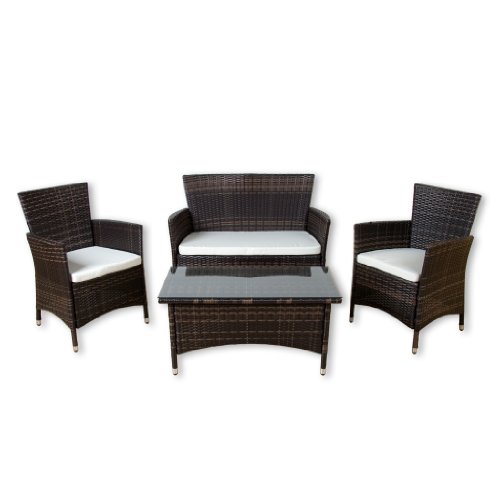 Sitzgruppe Polyrattan, 4-teilig Sitzgruppe Polyrattan, 4-teilig