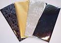 Selection of marbled effect rub on transfer foils for cardmaking & craft