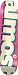 Almost Tilt Logo Deck (Pink/Tan, 7.6-Inch)