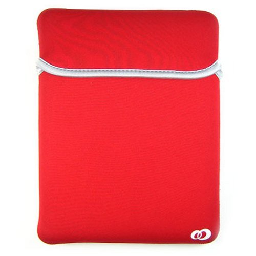 Kroo 10961 Reversible Laptop Sleeve for Net books  (Red/Black)