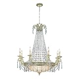 Eurofase Lighting 19354-019 Gold with Antique Silver / Antique Scavo Classics Victorian 12 Light Abi