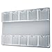 Azar Displays 252069 Ten-Pocket Wall Mount Brochure Holder, 2-Piece Set