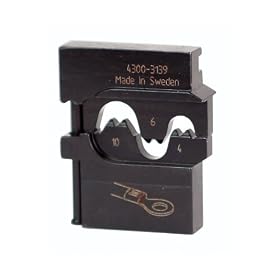 Wiha 43139 PortaCrimp Die Set For Non-Insulated Terminals, Lugs and Splices, 8/10/12 AWG: Home Improvement