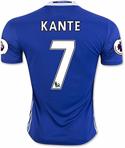 2016 2017 New Football Soccer Chelsea 7 KANTE Home Jersey Blue