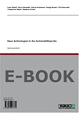 Produkt-Bild: Neue Technologien in der Automobilbranche