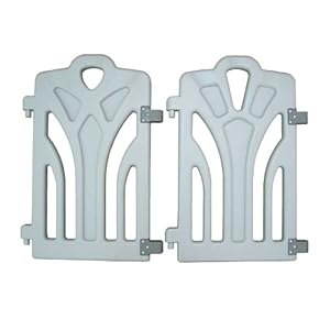 【クリックで詳細表示】JTC グレイッシュ ベビーサークル用オプションパネルセット(2枚組)