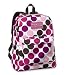 JanSport Superbreak Backpack in White/Pink Daiquiri Spots T501