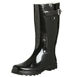 Western Chief Women's Black Rubber Rain Boot