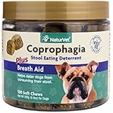 NaturVet 130 Count Coprophagia Soft Chew Bottle for Dogs