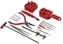 SE 16 PC Watch Battery & Band Replacement Tool Kit (Red)