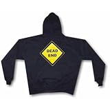 DEAD END Street Sign Style Logo Mens Hoodie Sweat Shirt Small thru 4XL by 99volts