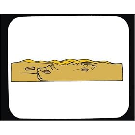Mouse Pad with "United States", hills, "Southwestern desert", ground, dry, arid, dunes