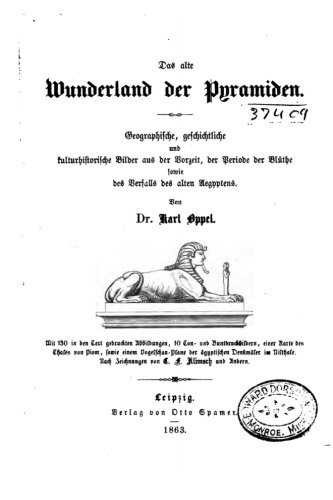 Das alte Wunderland der Pyramiden, Geographische, geschichtliche und kulturhistorische Bilder (German Edition)