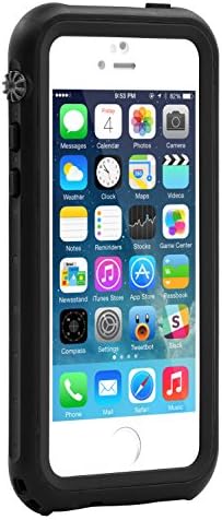 iPhone SE Waterproof Case ,CABTE IP68 Standard Protection Dirt-poof Shockproof Snow-proof and Waterproof Case for iPhone SE/5/5s