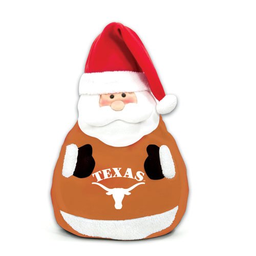 Texas Longhorns Plush Santa Pillow