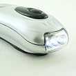 Rechargeable Wind-Up Crank 3 LED Flashlight
