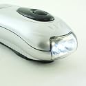 Rechargeable Wind-Up Crank 3 LED Flashlight